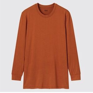 Uniqlo Heattech Men's Copper Long Sleeve Tee XS